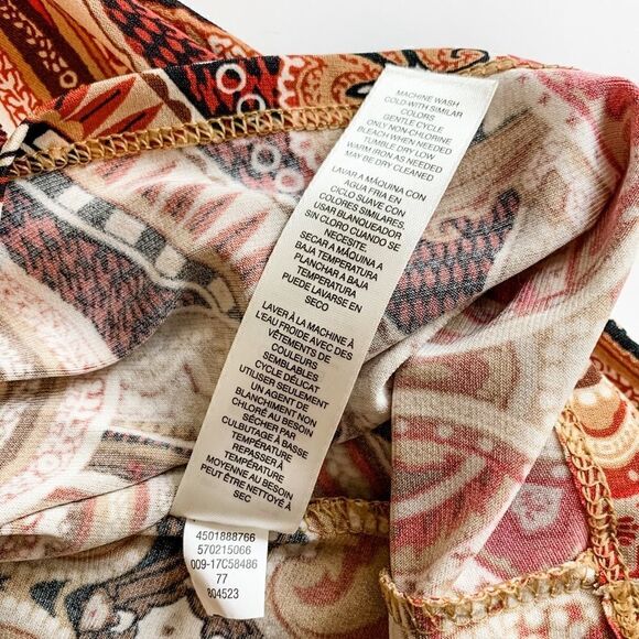 🍋 Chico’s • 3/4 Sleeve Boho Top - Picture 10 of 13